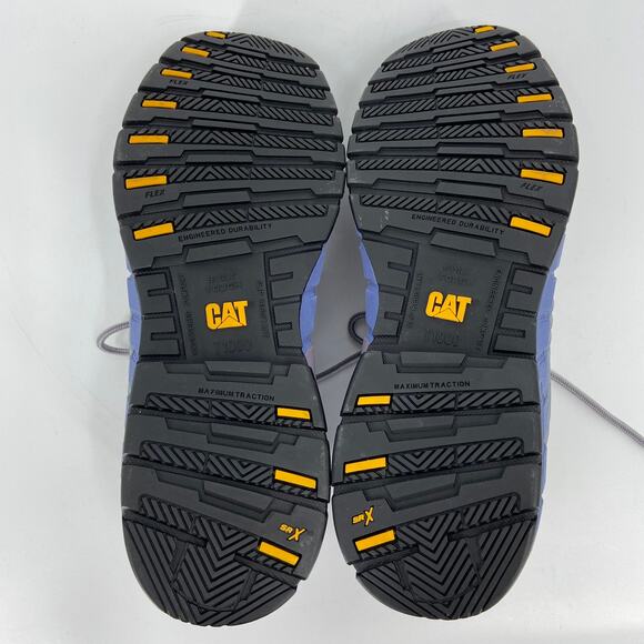 CAT Work Shoe Sneaker Size 8 Gray Array Composite Toe Safety Caterpillar - Picture 12 of 14